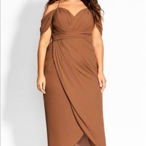 City chic entwine maxi dress